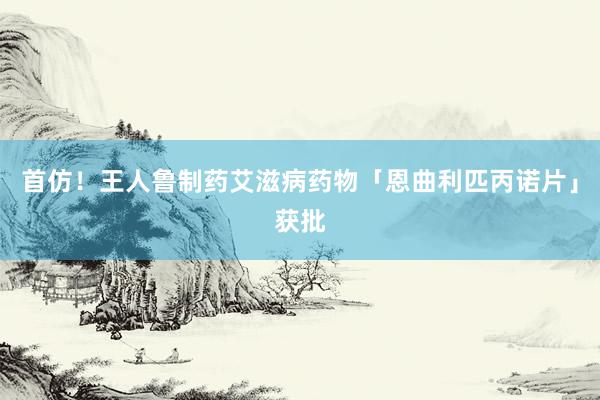 首仿！王人鲁制药艾滋病药物「恩曲利匹丙诺片」获批